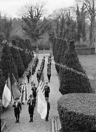 PARADE OF SCOUTS FOR INVESTITURE